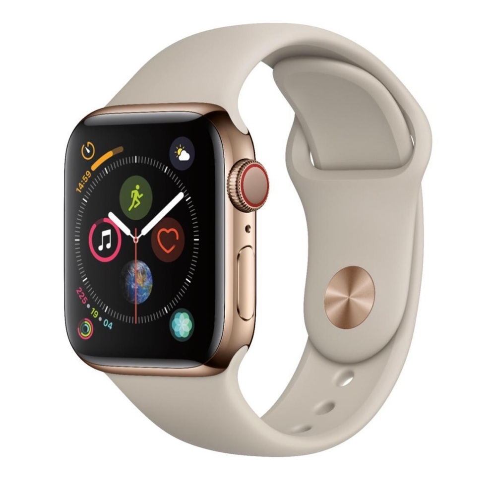 Apple Watch with Beige OR Black Band